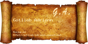 Gotlieb Adrienn névjegykártya